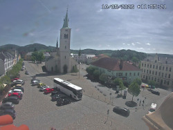 Náměstí, koste sv. Markéty