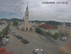 Náměstí, koste sv. Markéty