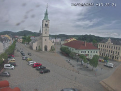 Náměstí, koste sv. Markéty