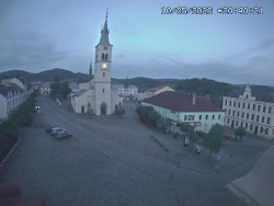 Náměstí, koste sv. Markéty