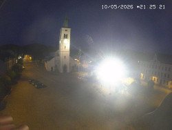 Náměstí, koste sv. Markéty