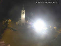 Náměstí, koste sv. Markéty