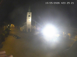 Náměstí, koste sv. Markéty