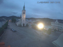 Náměstí, koste sv. Markéty