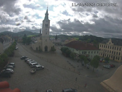 Náměstí, koste sv. Markéty