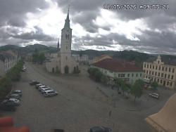 Náměstí, koste sv. Markéty