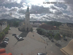 Náměstí, koste sv. Markéty