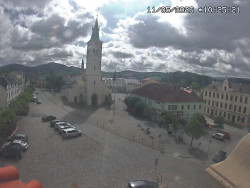 Náměstí, koste sv. Markéty