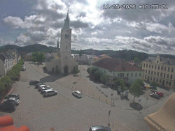 Náměstí, koste sv. Markéty