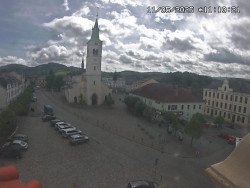 Náměstí, koste sv. Markéty