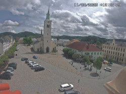 Náměstí, koste sv. Markéty