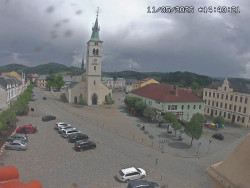 Náměstí, koste sv. Markéty