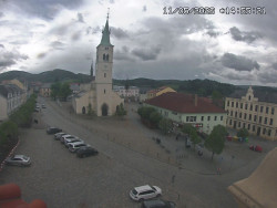Náměstí, koste sv. Markéty