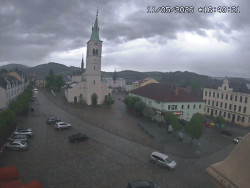 Náměstí, koste sv. Markéty