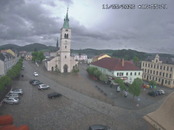 Náměstí, koste sv. Markéty