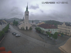 Náměstí, koste sv. Markéty