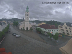 Náměstí, koste sv. Markéty