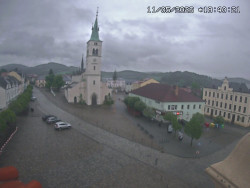 Náměstí, koste sv. Markéty