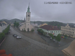 Náměstí, koste sv. Markéty