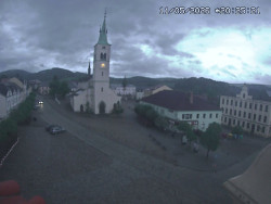 Náměstí, koste sv. Markéty