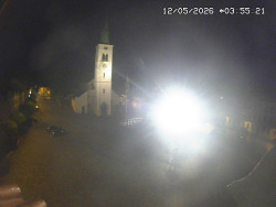 Náměstí, koste sv. Markéty