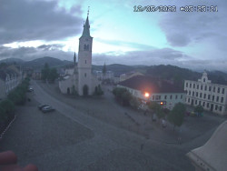 Náměstí, koste sv. Markéty