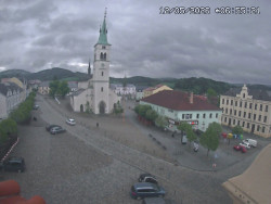 Náměstí, koste sv. Markéty
