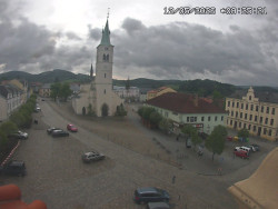 Náměstí, koste sv. Markéty