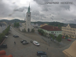 Náměstí, koste sv. Markéty