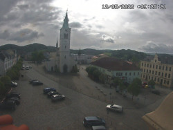 Náměstí, koste sv. Markéty