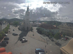 Náměstí, koste sv. Markéty