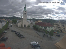 Náměstí, koste sv. Markéty