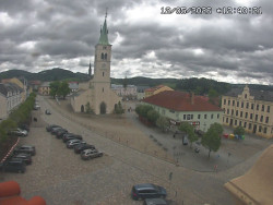 Náměstí, koste sv. Markéty