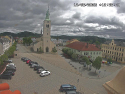 Náměstí, koste sv. Markéty