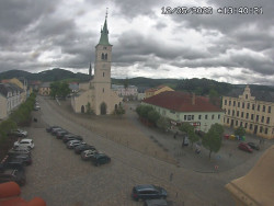 Náměstí, koste sv. Markéty