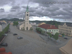 Náměstí, koste sv. Markéty
