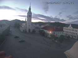 Náměstí, koste sv. Markéty