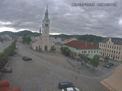 Náměstí, koste sv. Markéty