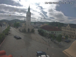 Náměstí, koste sv. Markéty