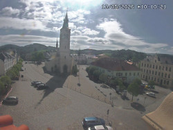 Náměstí, koste sv. Markéty