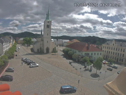 Náměstí, koste sv. Markéty