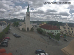 Náměstí, koste sv. Markéty