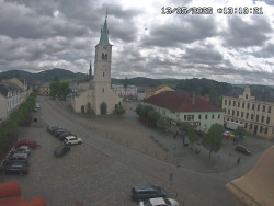 Náměstí, koste sv. Markéty