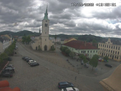 Náměstí, koste sv. Markéty