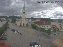 Náměstí, koste sv. Markéty