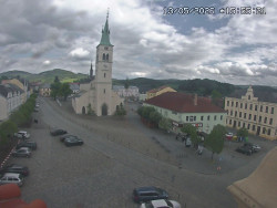Náměstí, koste sv. Markéty