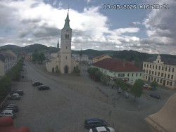Náměstí, koste sv. Markéty