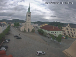 Náměstí, koste sv. Markéty