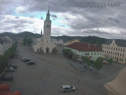 Náměstí, koste sv. Markéty