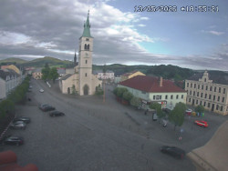 Náměstí, koste sv. Markéty